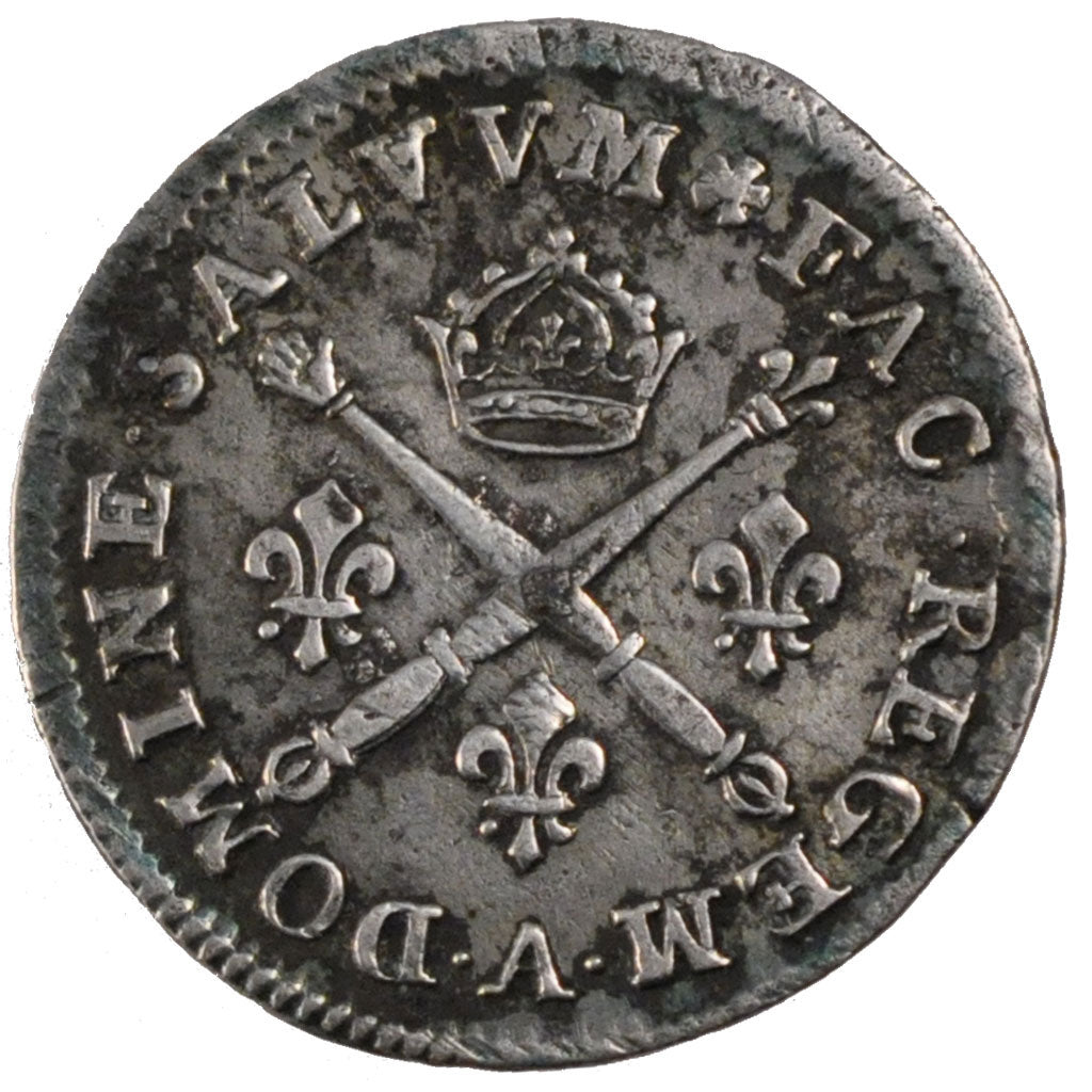 FRANCE, 10 Sols aux insignes, 10 Sols-1/8 Ecu, 1703, Paris, KM #349.1,...