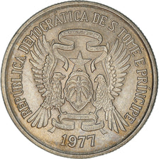 Coin, Saint Thomas and Prince, 2 Dobras, 1977, MS(63), Copper-nickel, KM:27