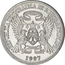 Coin, Saint Thomas and Prince, 250 Dobras, 1997, MS(63), Chrome-Steel, KM:88