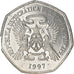 Coin, Saint Thomas and Prince, 500 Dobras, 1997, MS(63), Chrome-Steel, KM:89