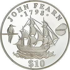 Coin, Nauru, 10 Dollars, 1994, Proof, MS(65-70), Silver, KM:7