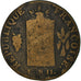 Coin, France, à la table de loi, 2 Sols, 1793 - AN II, Metz, F(12-15), Métal