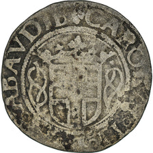 Moneda, Francia, Savoie, Charles II, Grosso, Undated (N.V)., Aoste, BC+, Vellón