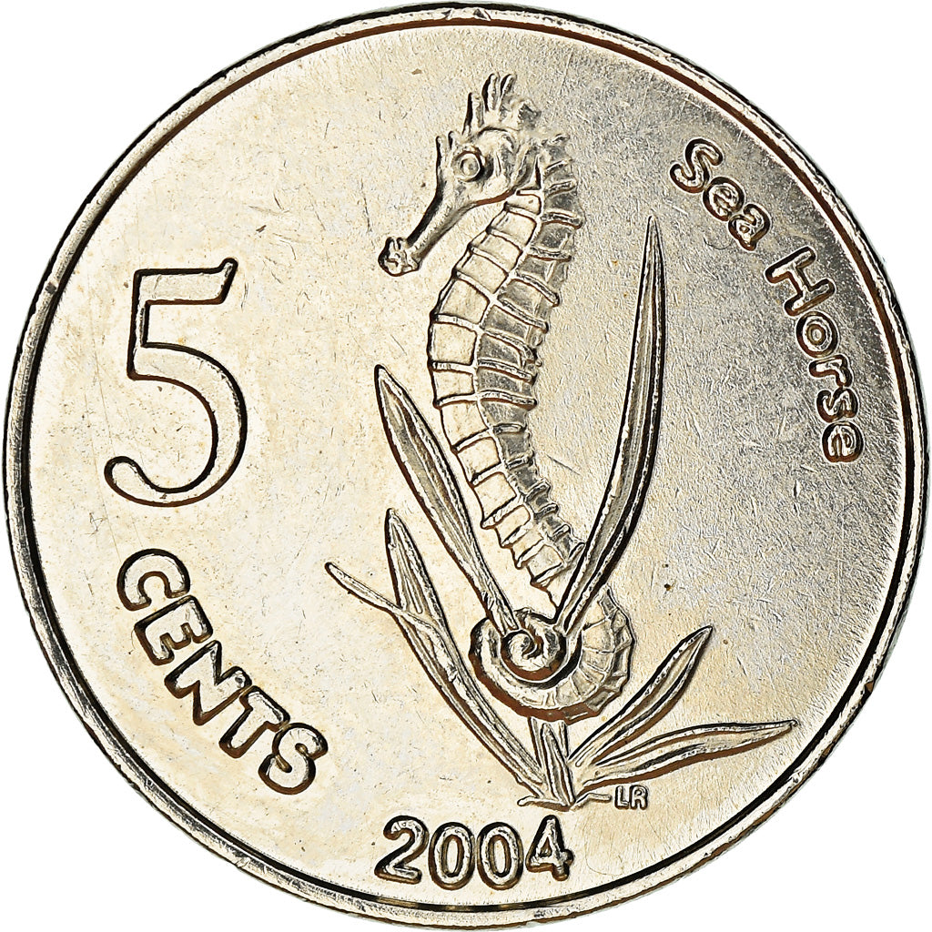 Coin, COCOS (KEELING) ISLANDS, 5 Cents, 2004, Roger Williams , MS(63)