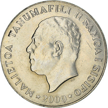 Coin, Samoa, Malietoa Tanumafili II, 20 Sene, 2000, Royal Australian Mint