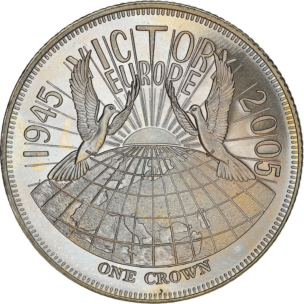 Coin, Tristan Da Cunha, Gough Island, Elizabeth II, Crown, 2005, British Royal