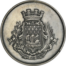 France, Medal, PARIS - Écu couronné, Arts & Culture, 1891, MS(60-62), Silver