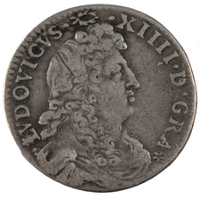 FRANCE, 4 Sols dits « des Traitants », 4 Sols, 1677, Paris, KM #23...