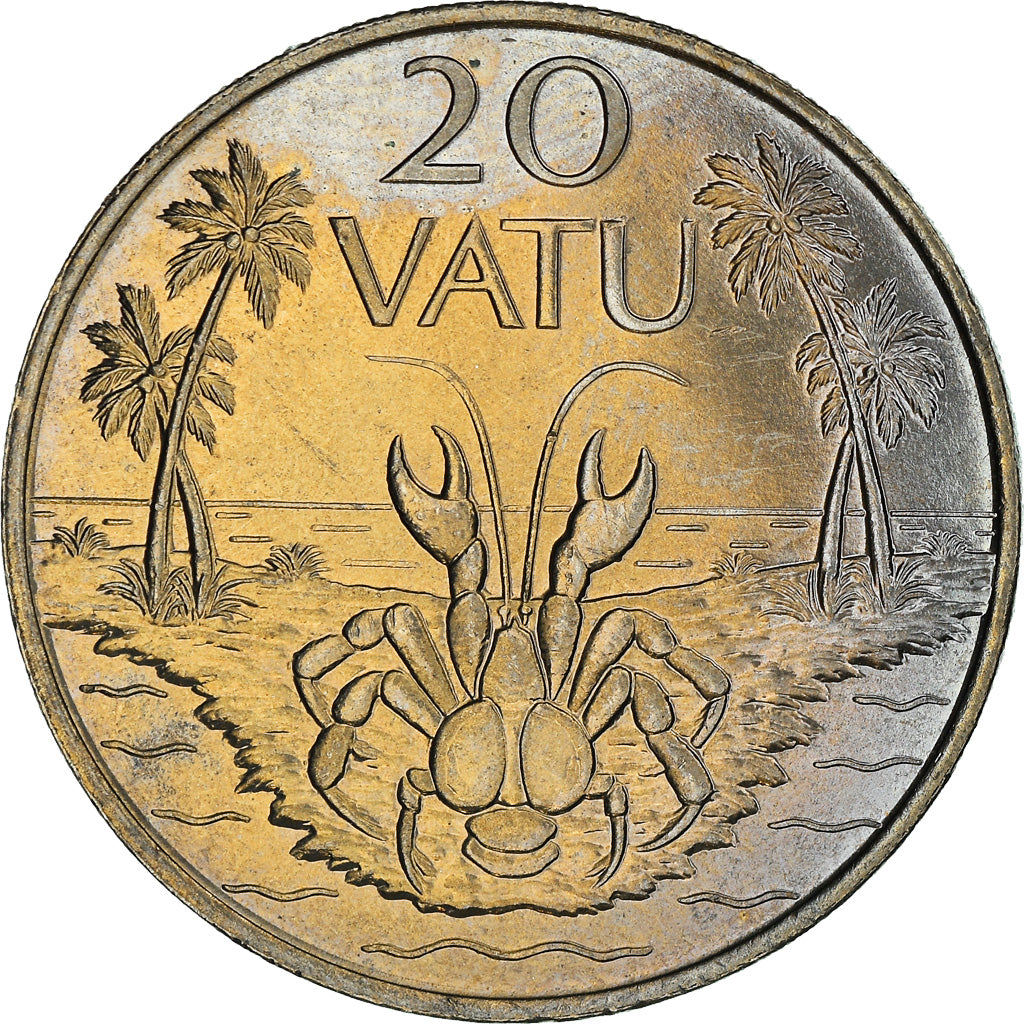 Moneta, Vanuatu, 20 Vatu, 1995, British Royal Mint, SPL-, Rame-nichel, KM:7