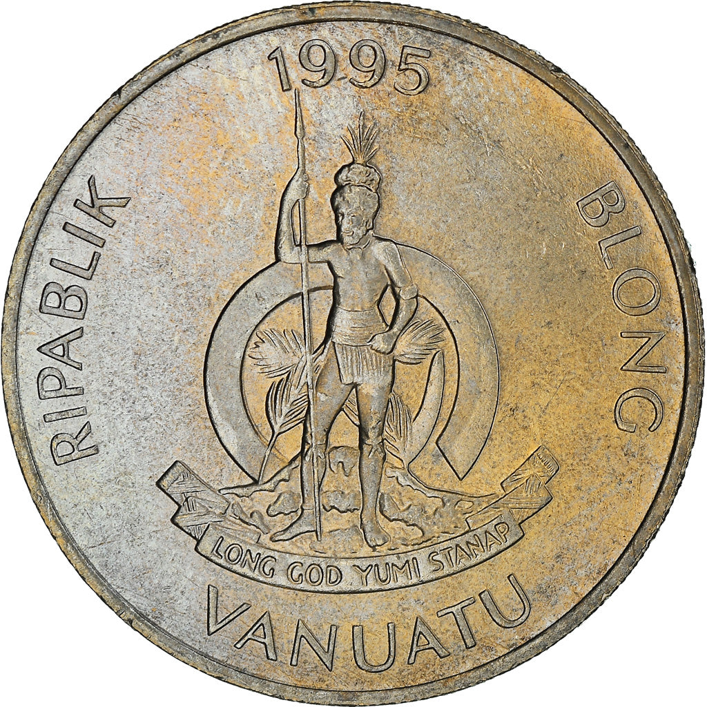 Moneta, Vanuatu, 20 Vatu, 1995, British Royal Mint, SPL-, Rame-nichel, KM:7