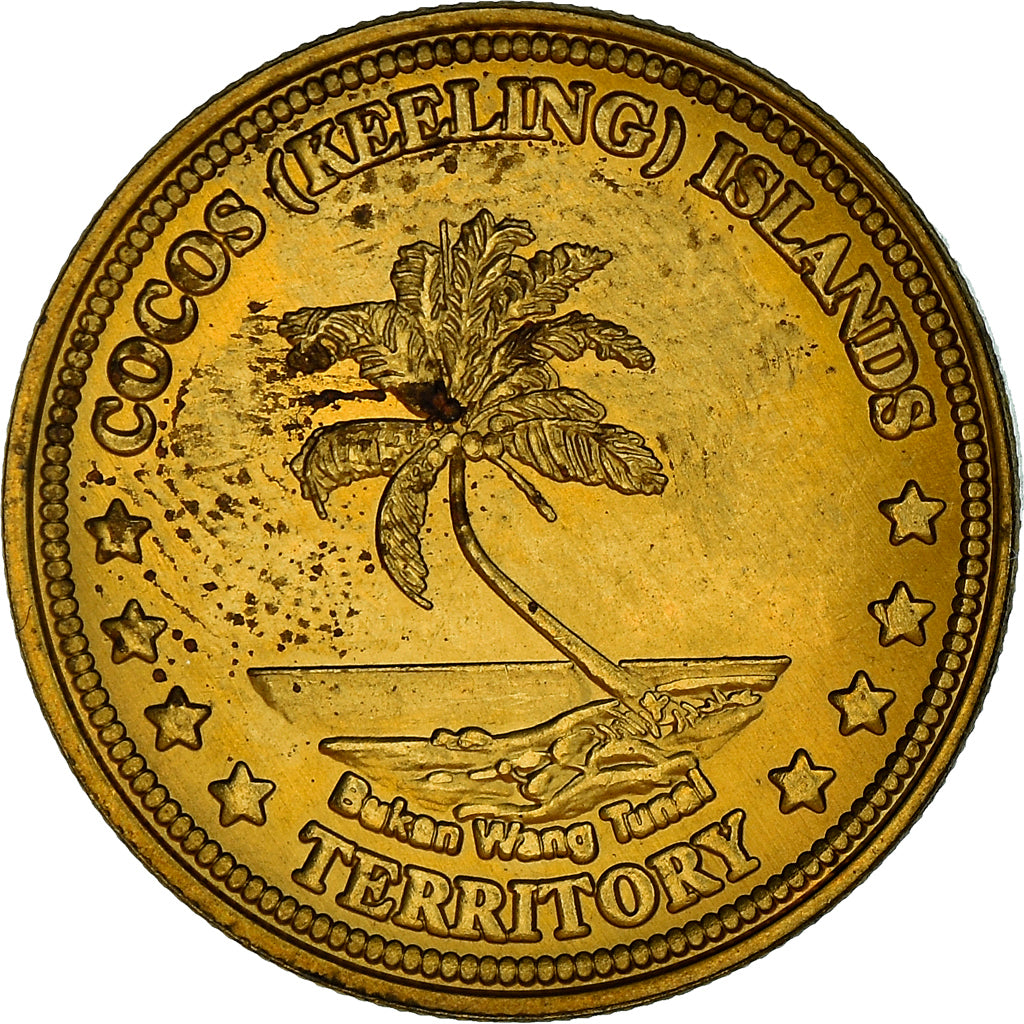 Coin, COCOS (KEELING) ISLANDS, 2 Dollars, 2004, Roger Williams, Massachusetts