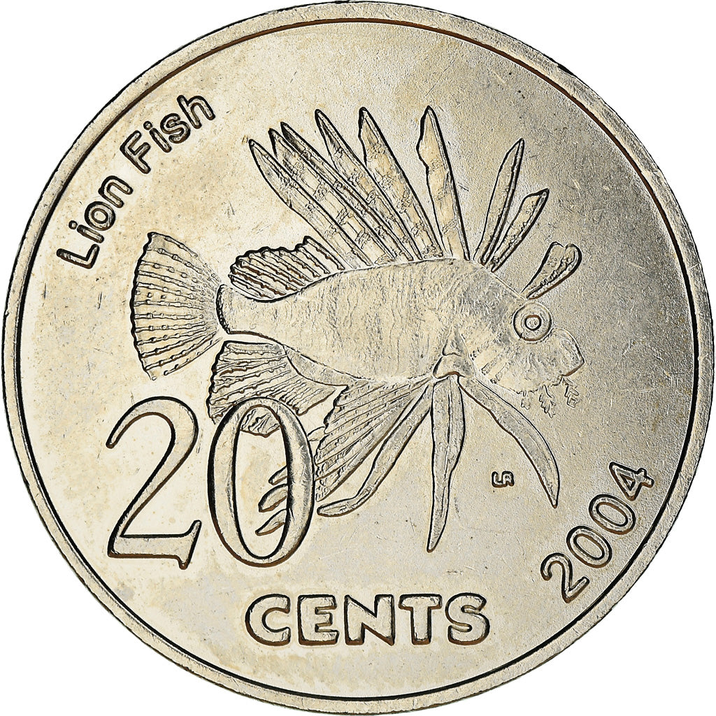 Coin, COCOS (KEELING) ISLANDS, 20 Cents, 2004, Roger Williams, Massachusetts