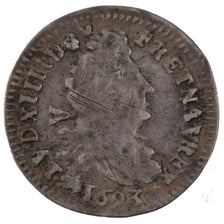 FRANCE, 4 Sols aux 2 L, 4 Sols 2 Deniers, 1693, Rennes, KM #281.20, VF(20-25),..