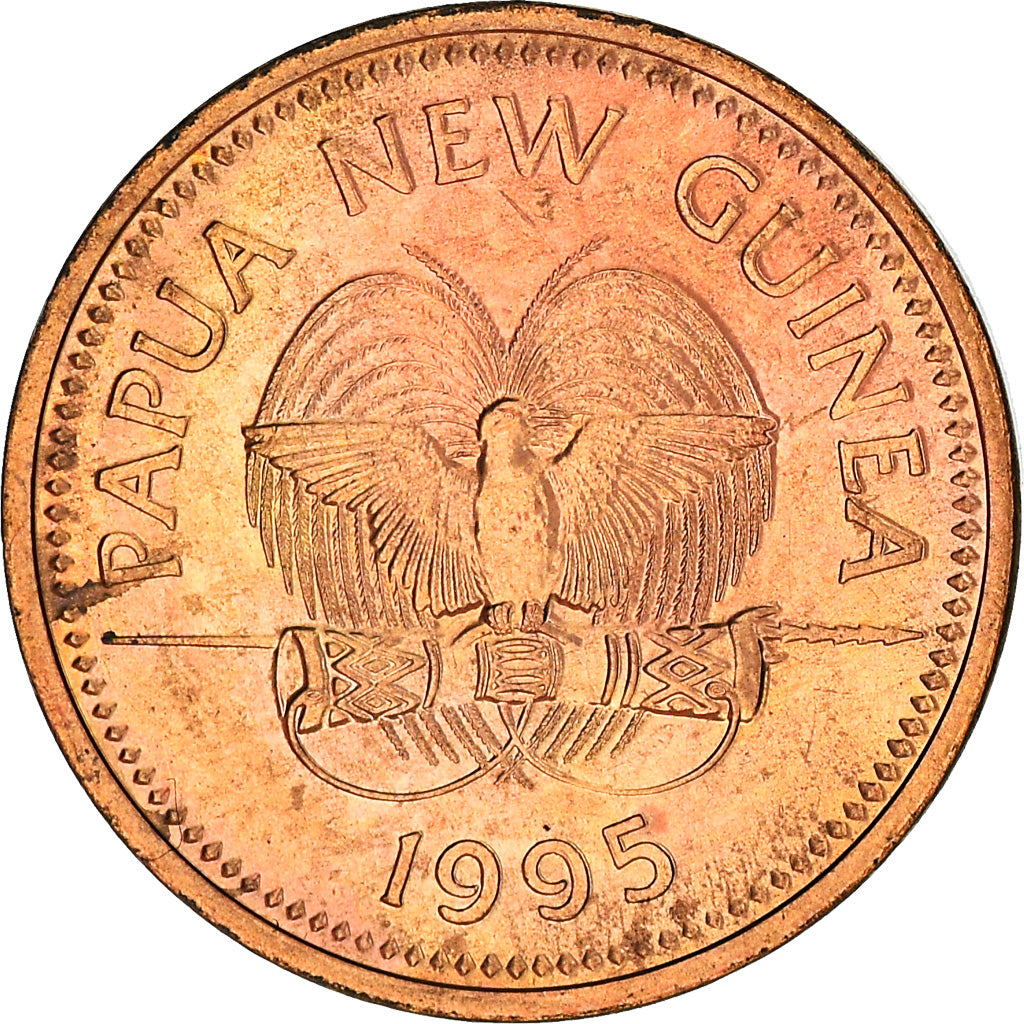 Monnaie, Papua New Guinea, Toea, 1995, Royal Canadian Mint, SPL, Bronze, KM:1