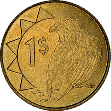 Moeda, Namíbia, Dollar, 1998, MS(63), Latão, KM:4