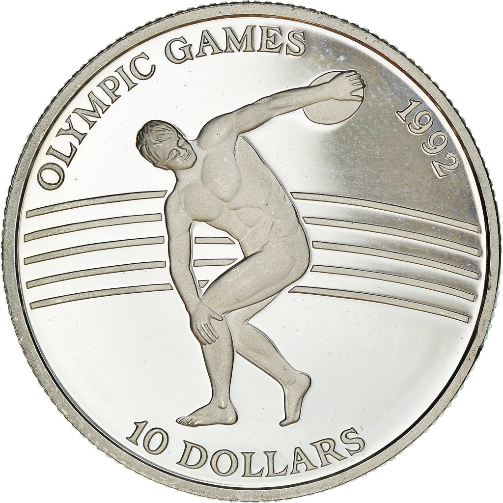 Moneta, Niue, 10 Dollars, 1992, Proof, FDC, Argento, KM:56