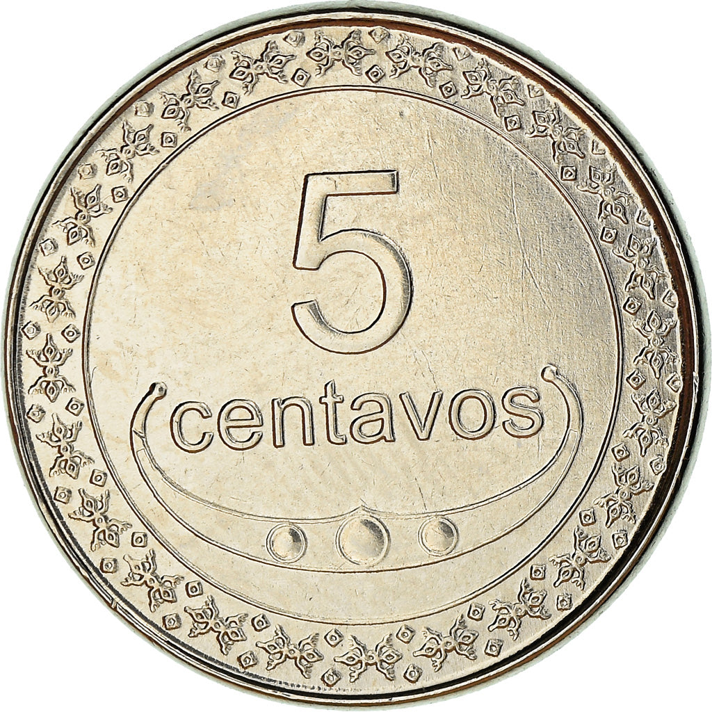 Coin, EAST TIMOR, 5 Centavos, 2004, Lisbon, MS(63), Nickel Clad Steel, KM:2