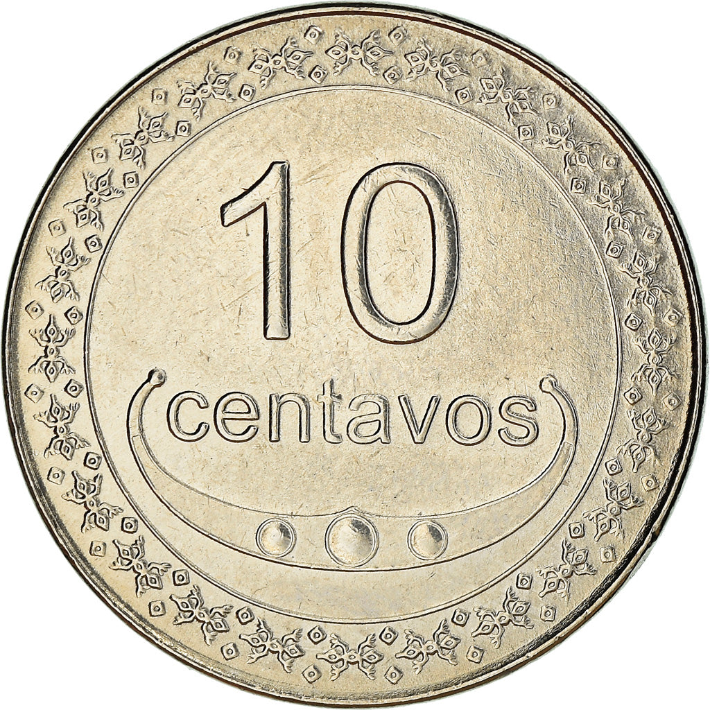Coin, EAST TIMOR, 10 Centavos, 2004, Lisbon, MS(63), Nickel Clad Steel, KM:3