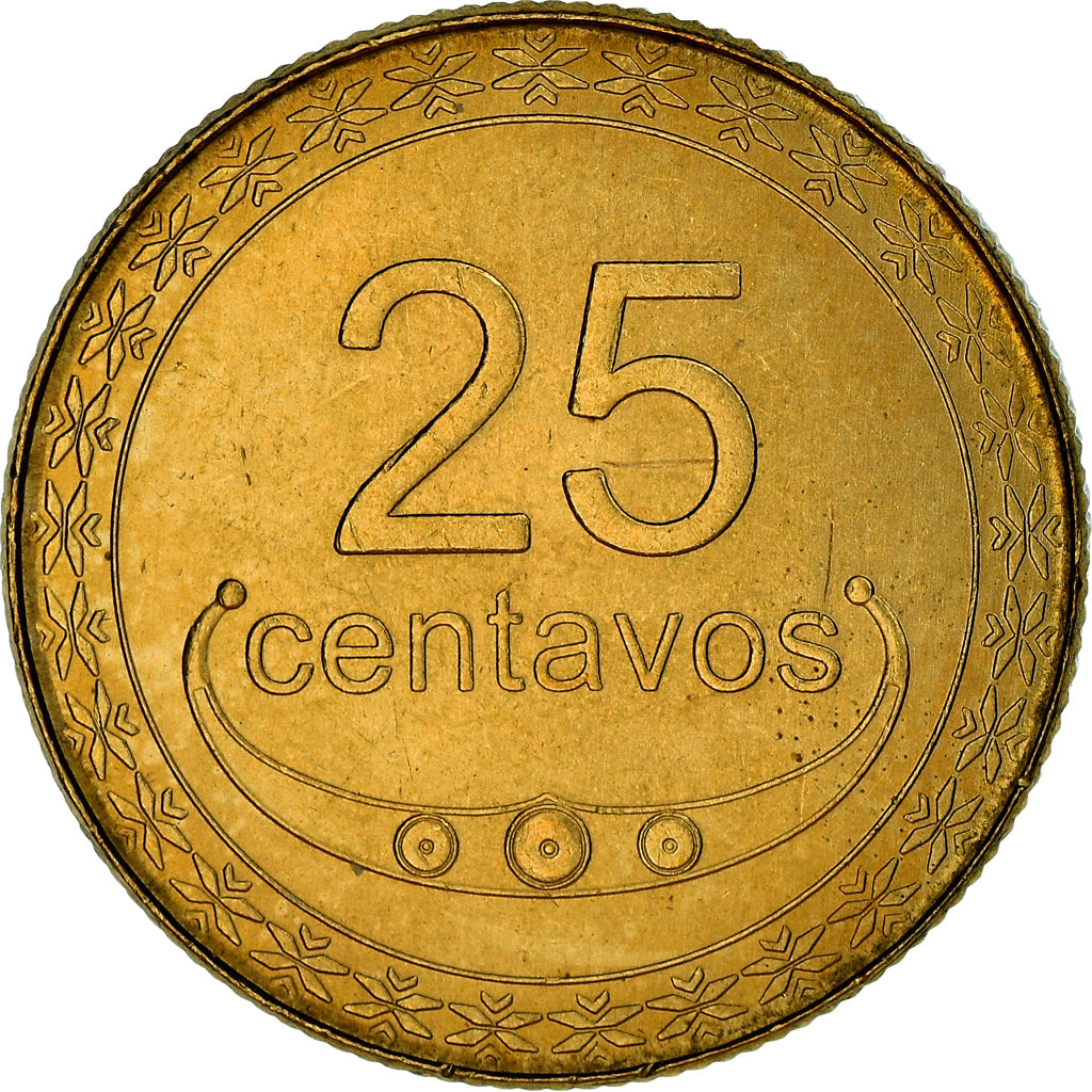 Coin, EAST TIMOR, 25 Centavos, 2004, Lisbon, AU(55-58), Nickel-brass, KM:4