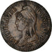 Moeda, França, Directoire, Decime, AN 5, Lille, Dupré, AU(50-53), Bronze