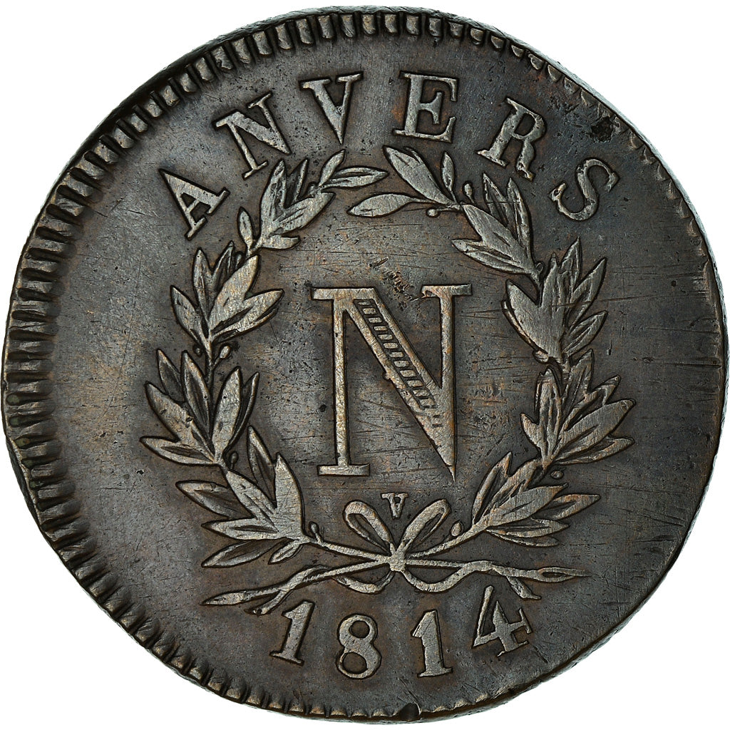 Coin, FRENCH STATES, Napoleon I, 5 Centimes, 1814, Anvers, Siege Coinage