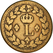 Münze, Frankreich, Louis XVIII, Blocus, Decime, 1814, Strasbourg, SGE+, Bronze