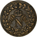 Monnaie, France, Napoleon I, Blocus, Decime, 1815, Strasbourg, TTB, Bronze