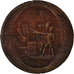 Moneda, Francia, Monneron au Serment, 5 Sols, 1792, Birmingham, BC, Bronce