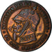 token, France, Napoleon III, Satirical, Module de 5 Centimes, 1871, EF(40-45)