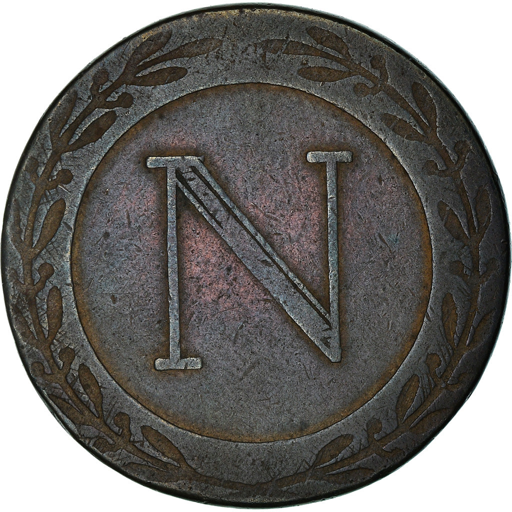Coin, France, 5 Centimes, 1808, Strasbourg, VF(30-35), Copper, KM:689
