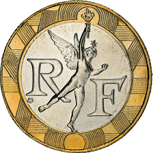Coin, France, Génie, 10 Francs, 2001, Pessac, BE, MS(65-70), Bi-Metallic