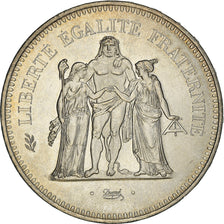 Coin, France, Hercule, 50 Francs, 1977, Paris, MS(63), Silver, KM:941.1