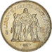 Coin, France, Hercule, 50 Francs, 1975, Paris, MS(60-62), Silver, KM:941.1
