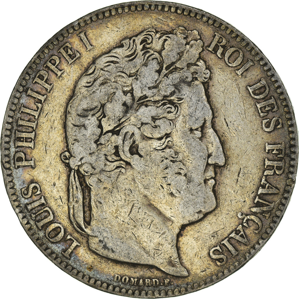 Monnaie, France, Louis-Philippe, 5 Francs, 1843, Paris, TB+, Argent