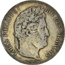 Monnaie, France, Louis-Philippe, 5 Francs, 1843, Paris, TB+, Argent