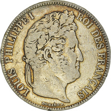 Moneta, Francja, Louis-Philippe, 5 Francs, 1832, Paris, VF(20-25), Srebro