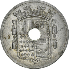 Monnaie, France, Bureau de Bienfaisance, Roubaix, Charbon, TB+, Aluminium