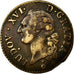 Coin, France, Louis XVI, Sol ou sou, Sol, 1791, Metz, VF(30-35), Copper