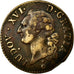 Münze, Frankreich, Louis XVI, Sol ou sou, Sol, 1791, Metz, S+, Kupfer