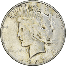 Coin, United States, Peace, Dollar, 1923, San Francisco, EF(40-45), Silver