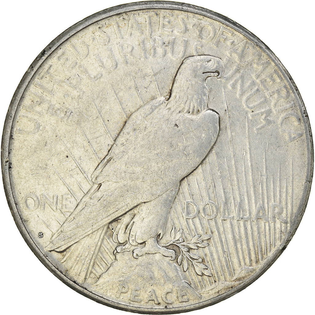 Coin, United States, Peace, Dollar, 1923, San Francisco, EF(40-45), Silver