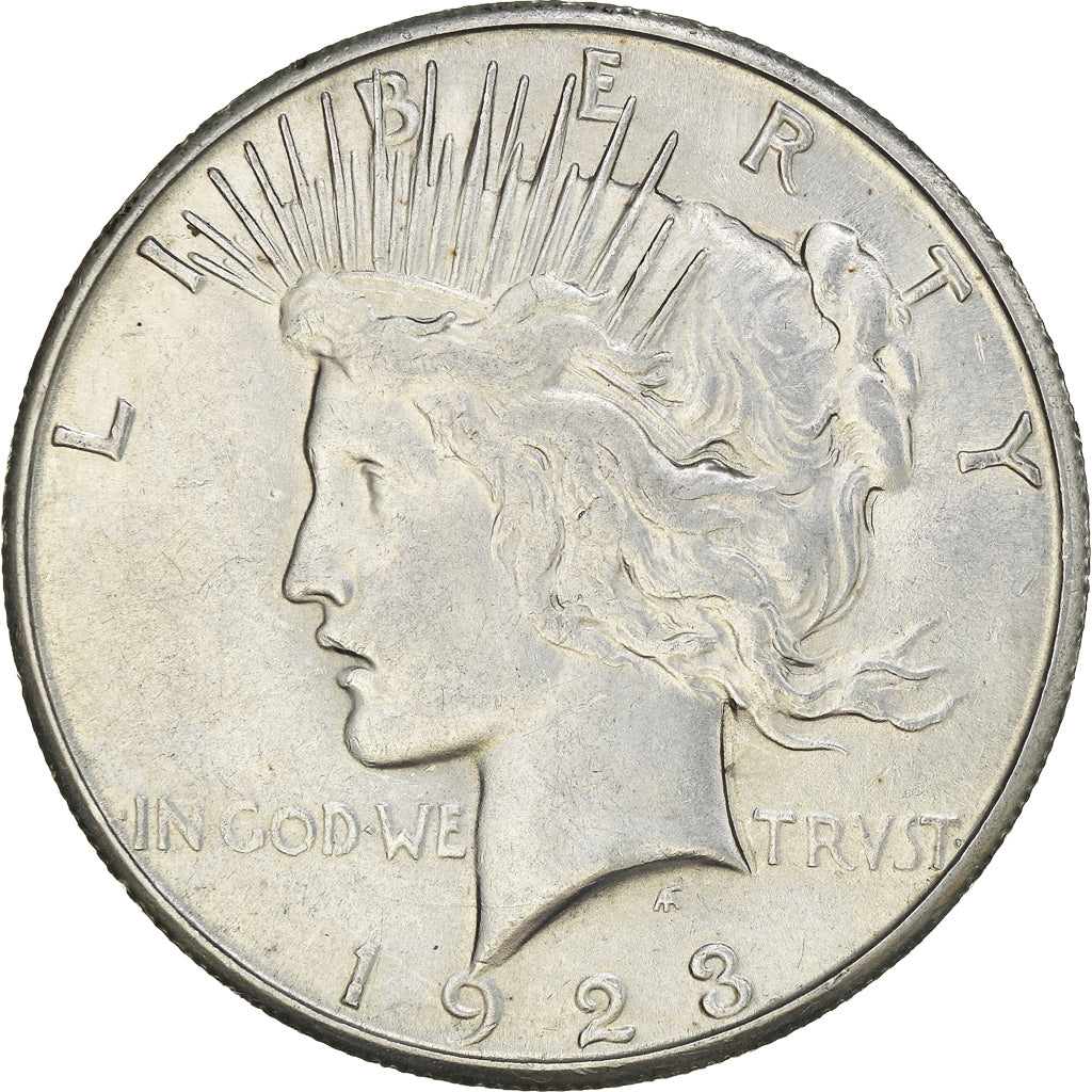 Coin, United States, Peace, Dollar, 1923, San Francisco, VF(20-25), Silver
