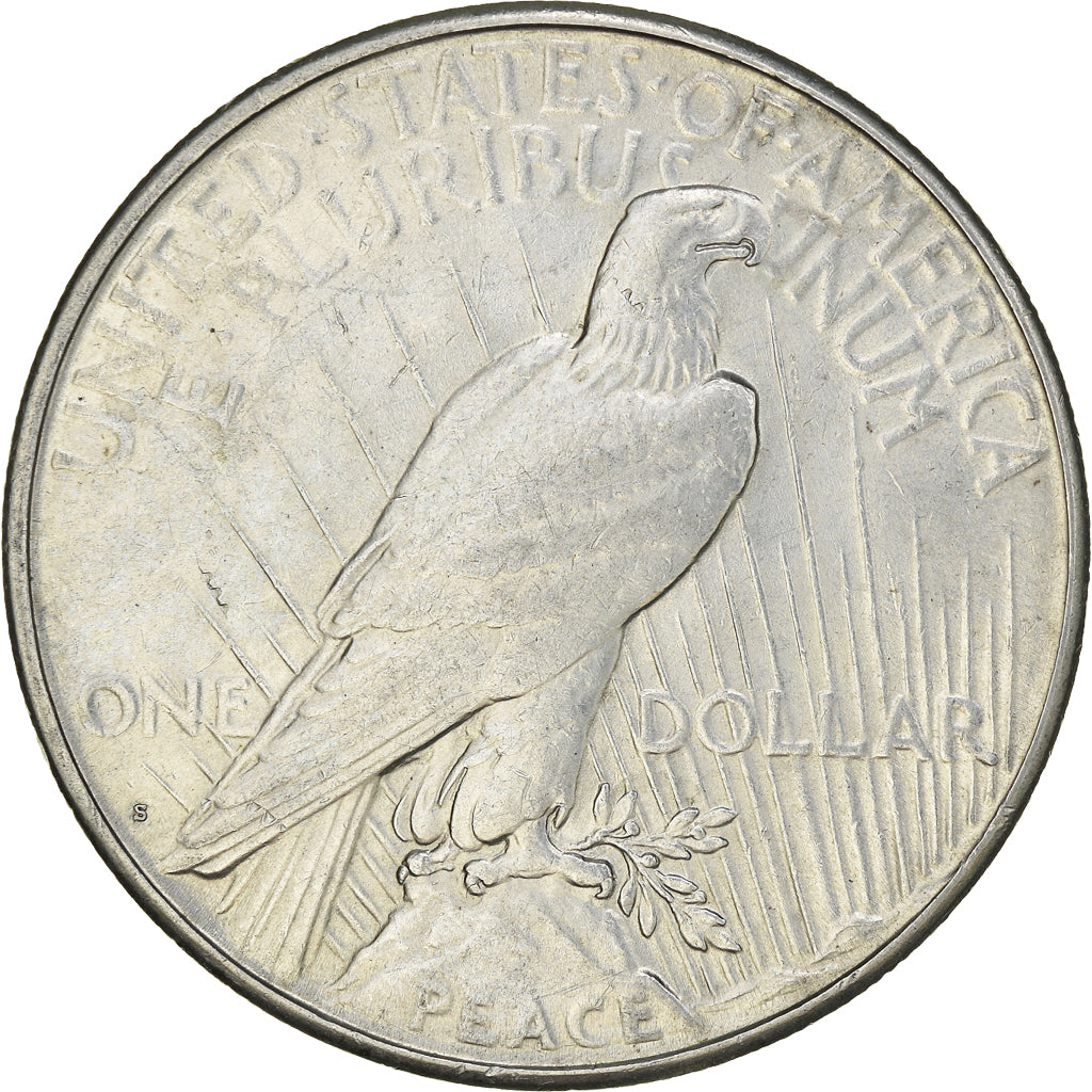 Coin, United States, Peace, Dollar, 1923, San Francisco, VF(20-25), Silver