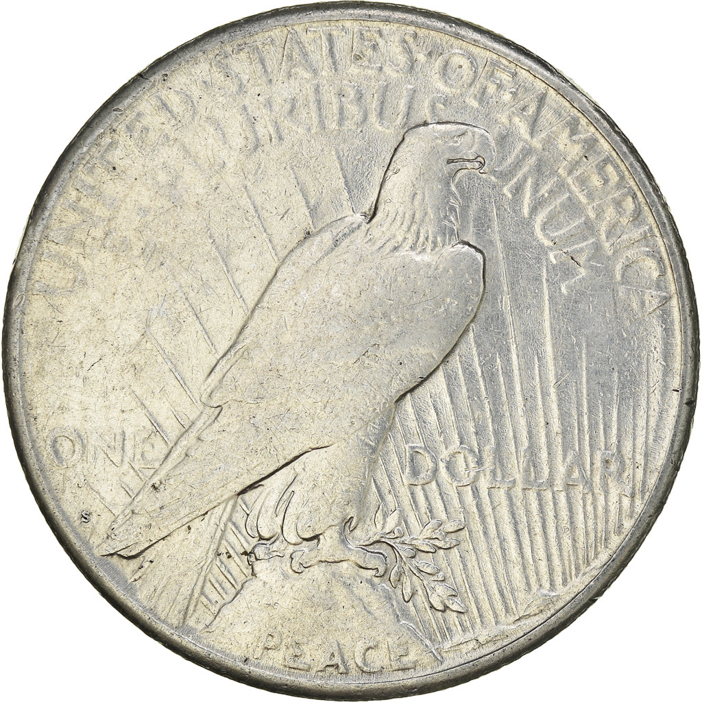 Coin, United States, Peace, Dollar, 1922, San Francisco, VF(20-25), Silver
