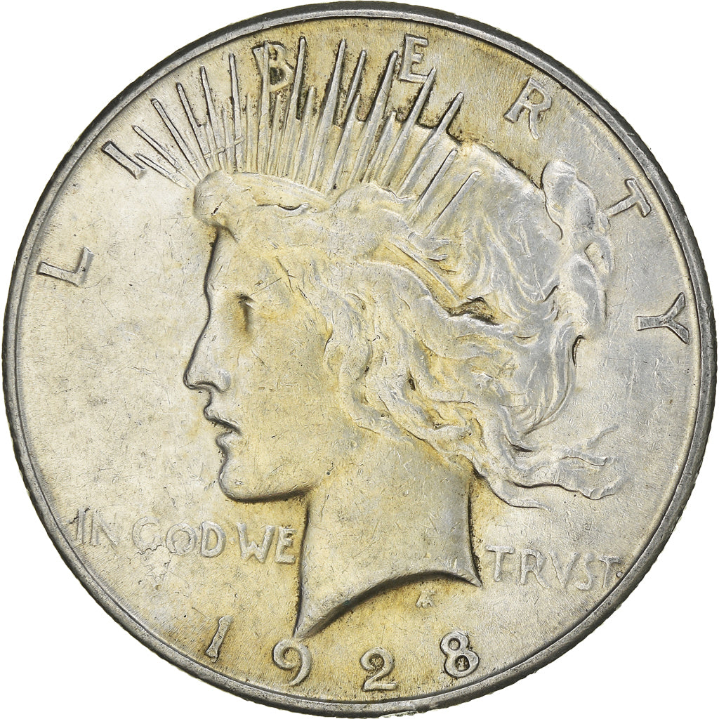 Coin, United States, Peace, Dollar, 1928, San Francisco, VF(20-25), Silver