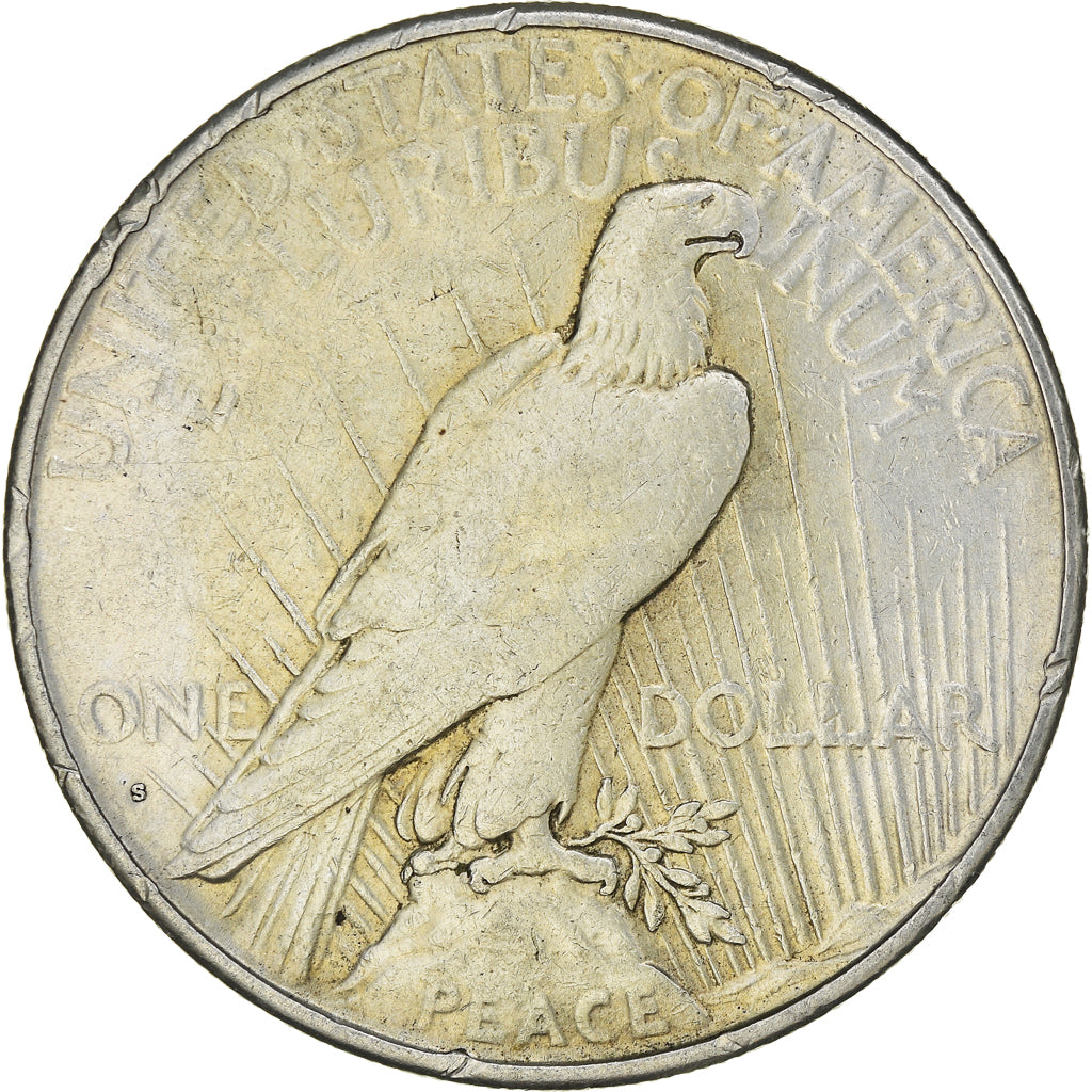 Coin, United States, Peace, Dollar, 1928, San Francisco, VF(20-25), Silver