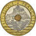 Monnaie, France, Mont Saint Michel, 20 Francs, 1992, Pessac, TTB, Bimétallique