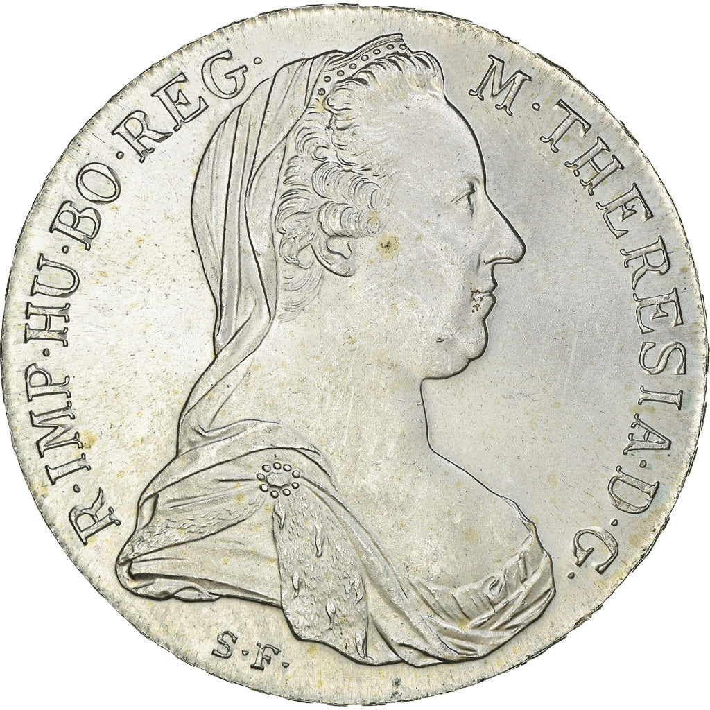 Coin, Austria, Marie-Thérèse, Thaler, Restrike, AU(55-58), Silver