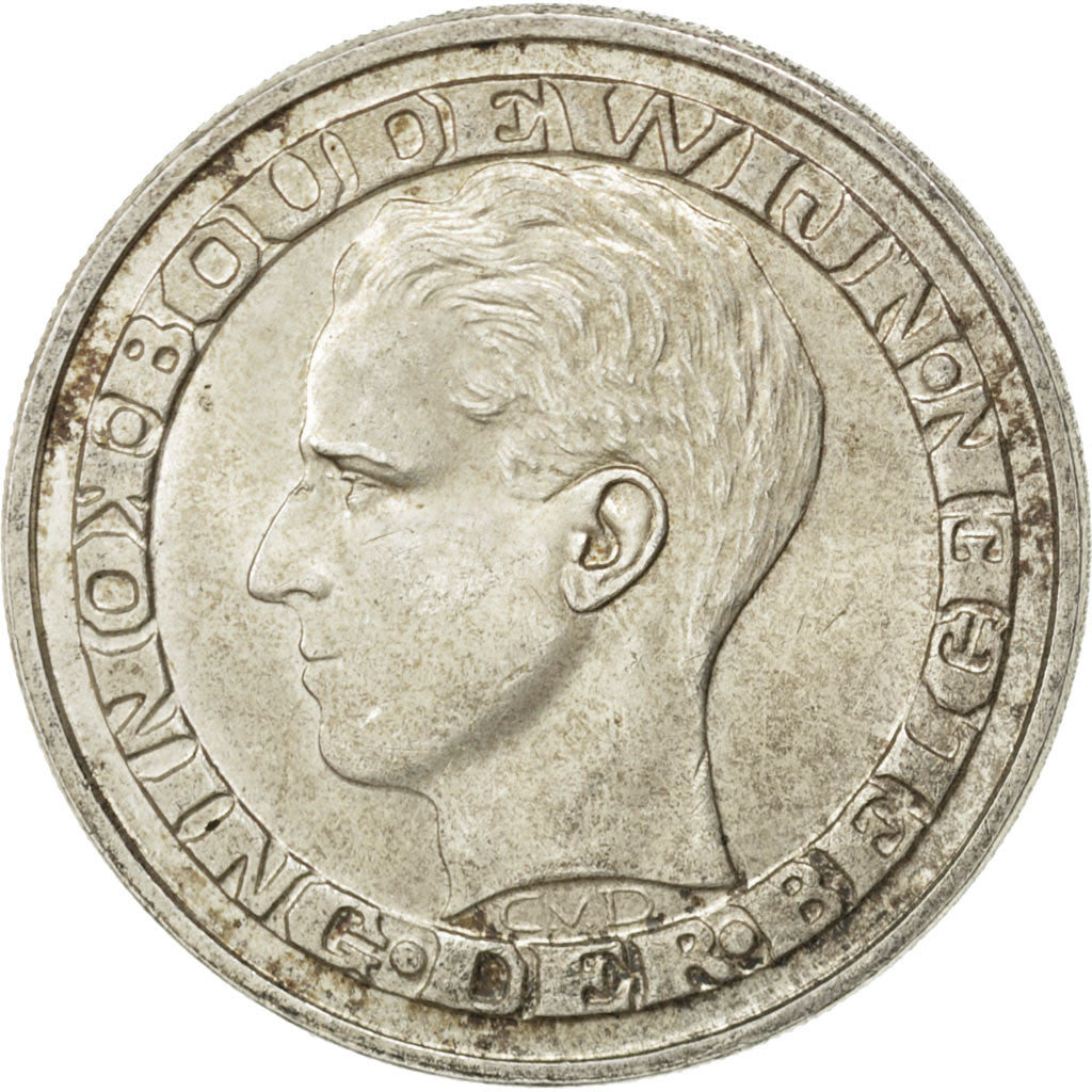 Coin, Belgium, 50 Francs, 50 Frank, 1958, AU(55-58), Silver, KM:151.1