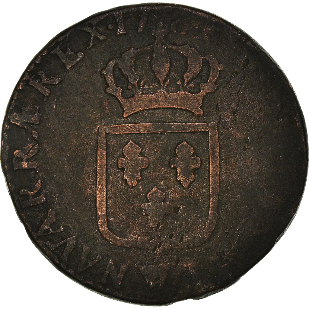 Münze, Frankreich, Louis XVI, Sol, Sol, 1784, Lille, SGE+, Kupfer, KM:578.16